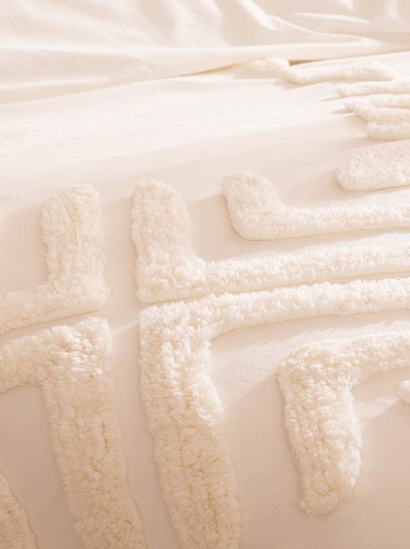 Parure de lit Inuit style bohème Beige clair - Kiabi
