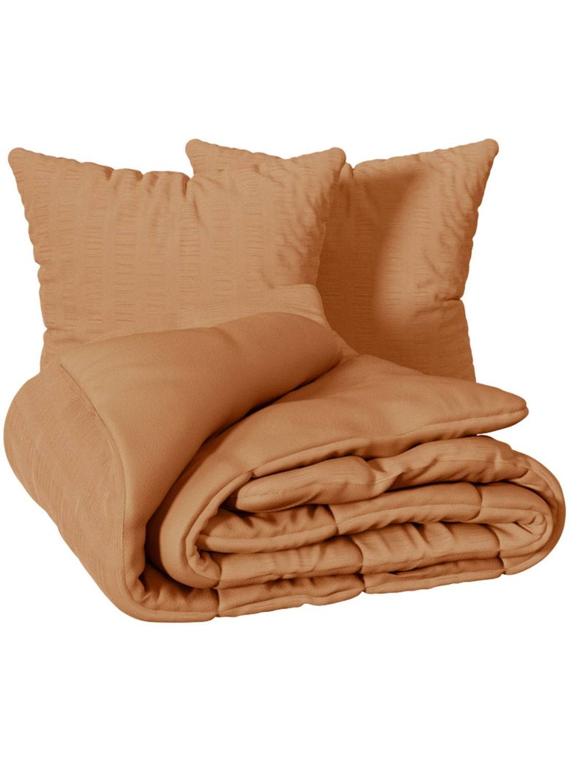 Parure de lit IRHIA Terracotta - Kiabi