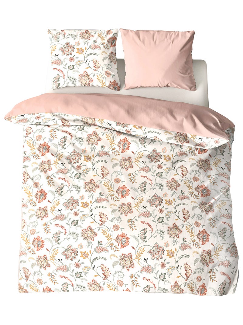 Parure de lit ISPANA polyester microfibre  Taie 63x63 cm Rose - Kiabi