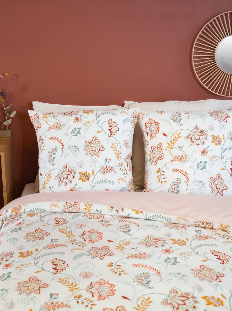 Parure de lit ISPANA polyester microfibre  Taie 63x63 cm Rose - Kiabi