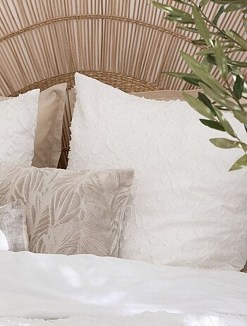 Parure de lit Jacquard motif fleur