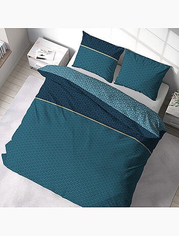 Parure de lit JADE pur coton Taie 63x63 cm
