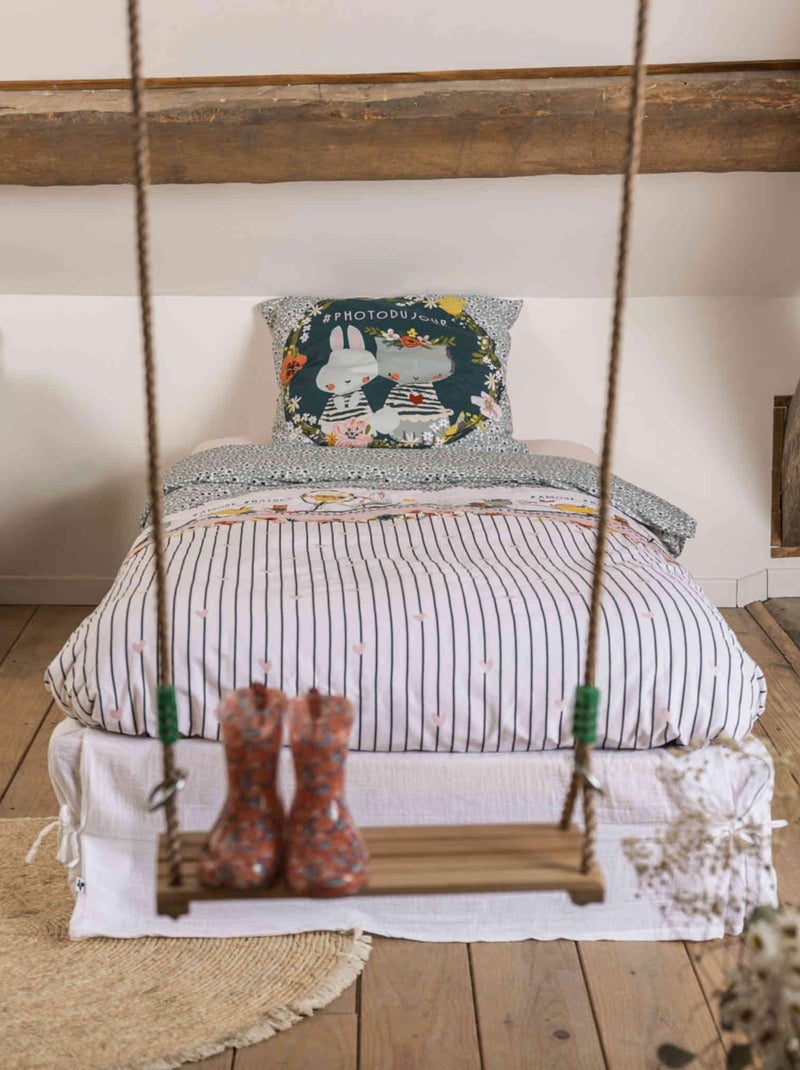 Parure de lit JARDINAGE Blanc - Kiabi