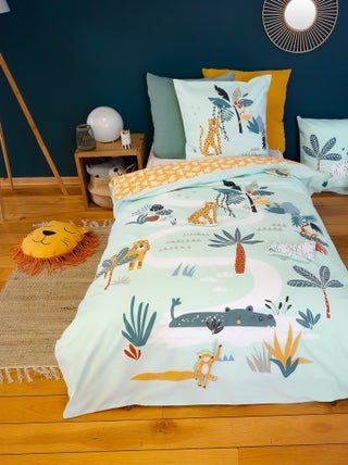 Parure de lit jungle - 1 personne
