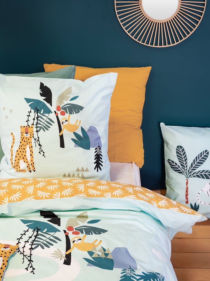 Parure de lit jungle - 1 personne Blanc - Kiabi