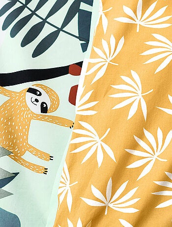 Parure de lit JUNGLE MANIA polyester microfibre Taie 63x63 cm