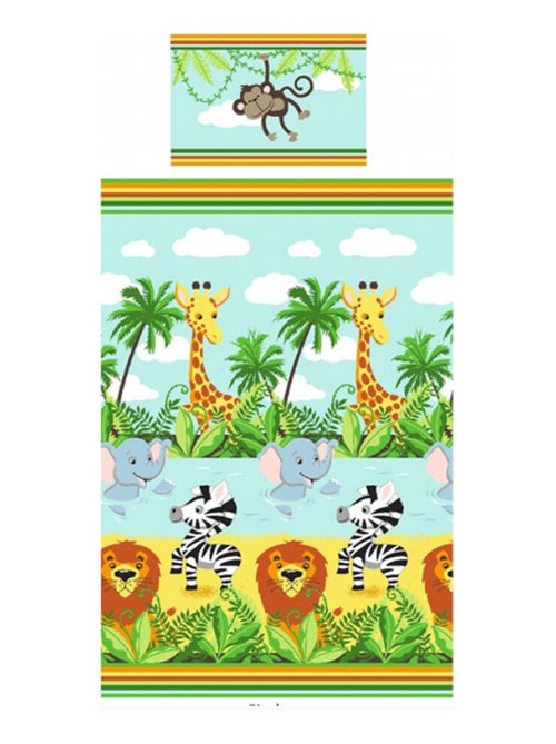 Parure de lit Jungle-Tastic 135x200 cm - Kiabi