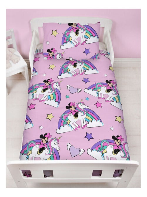 Parure de lit junior Disney Minnie Mouse -Believe- - 120 x 150 cm - Kiabi