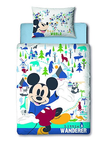 Parure de lit Junior Mickey Mouse Wanderer Disney 120 cm x 150 cm