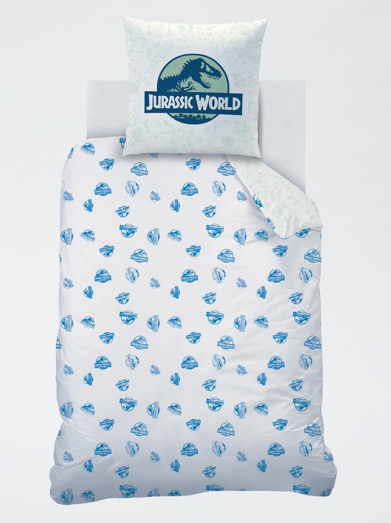 Parure de lit 'Jurassic World' - 1 personne Vert - Kiabi