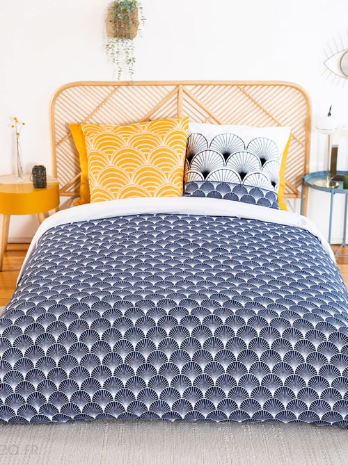 Parure de lit KERITA en coton BCI adouci - Kiabi