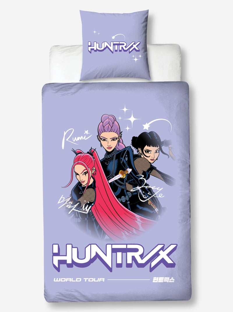 Parure de lit 'KPop Demon Hunters' 1 personne 2 pièces Violet - Kiabi