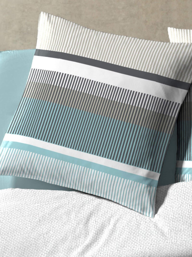 Parure de lit LANDYA Bleu clair - Kiabi