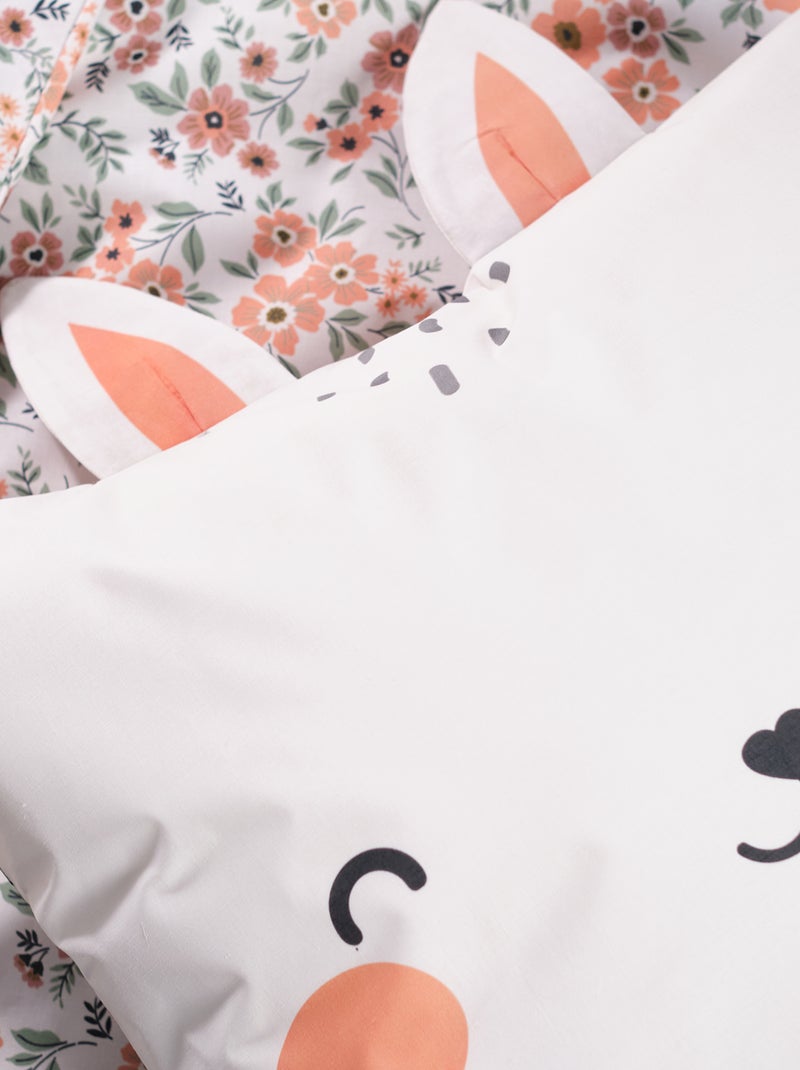 Parure de lit 'Lapin' - 1 personne Rose - Kiabi