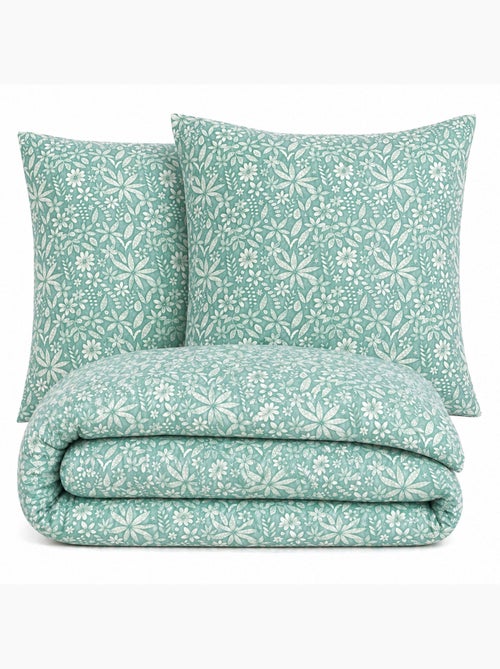 Parure de lit LIBERTYS coton+lyocell - Kiabi