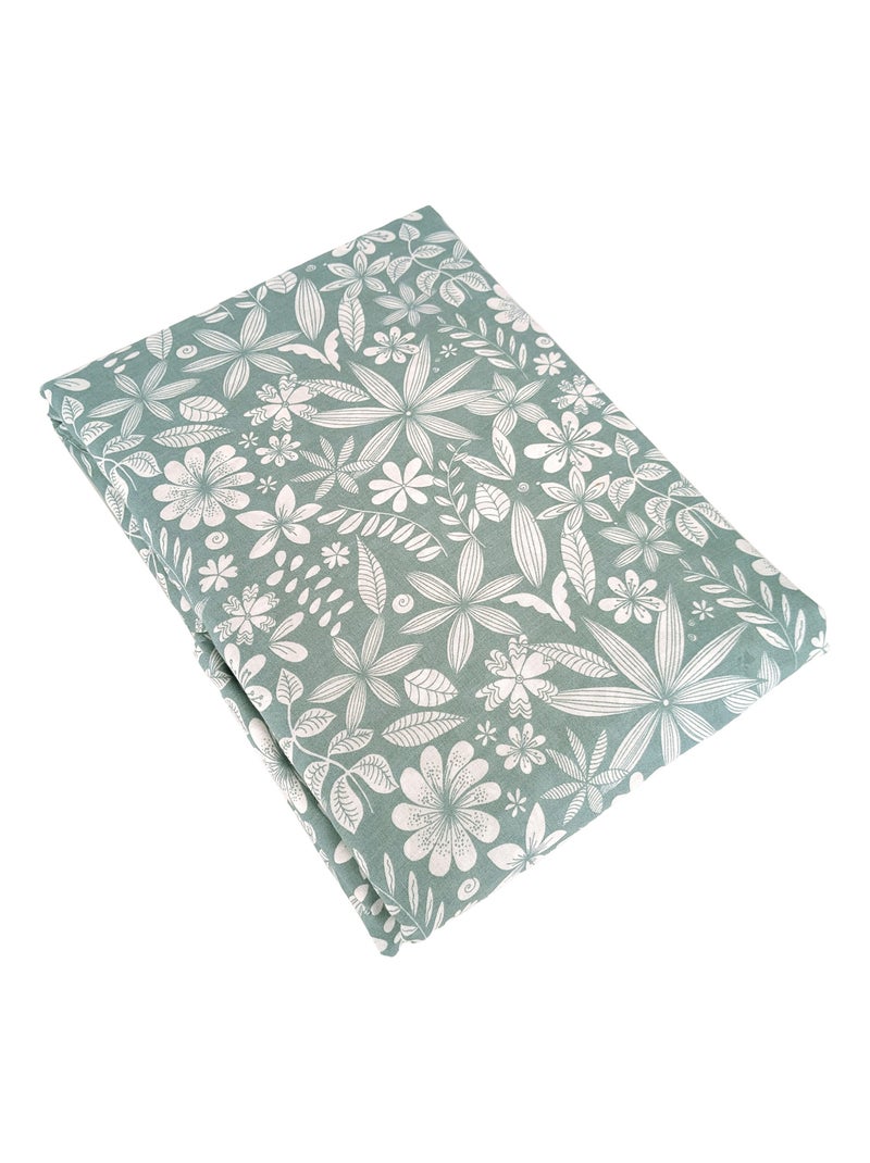 Parure de lit LIBERTYS coton+lyocell Vert d'eau - Kiabi