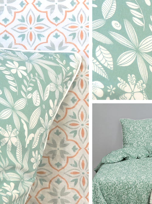 Parure de lit LIBERTYS coton+lyocell - Kiabi