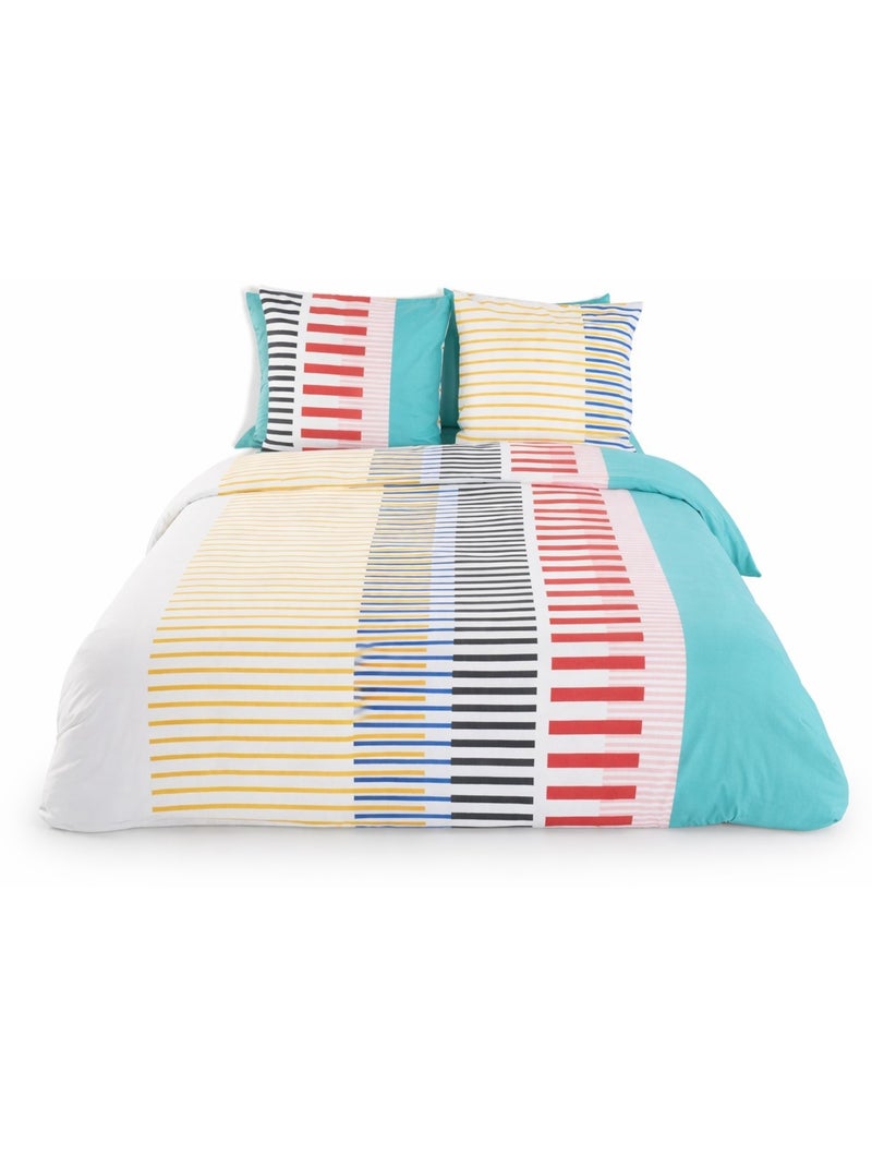 Parure de lit Ligne Pop Multicolore - Kiabi
