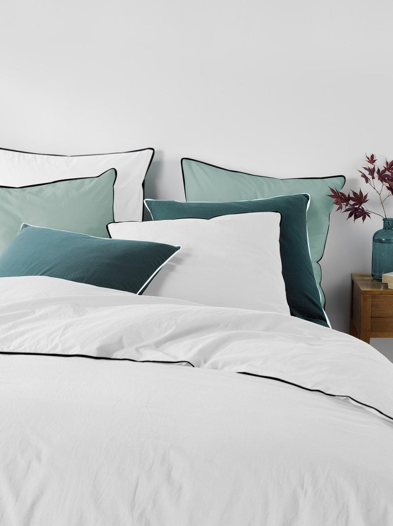 Parure de lit LINETTE Blanc - Kiabi