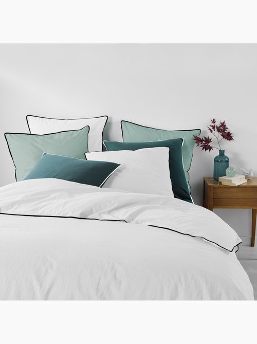 Parure de lit Linette en coton lavé 57 fils - Kiabi