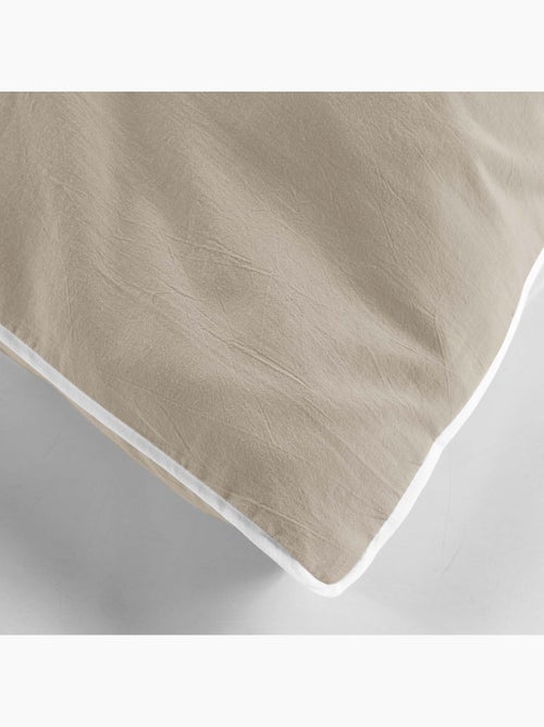 Parure de lit Linette en coton lavé 57 fils - Kiabi