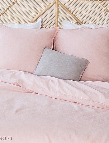 Parure de lit LINO coton lin lavé