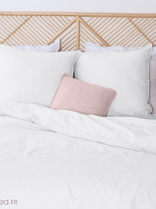 Parure de lit LINO coton lin lavé - Kiabi