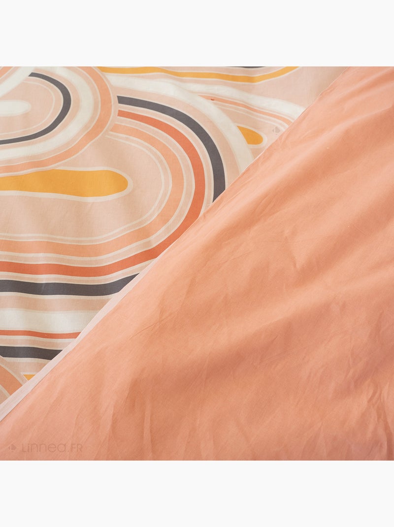 Parure de lit LOVE pur coton rose Taie 63x63 cm Rose - Kiabi