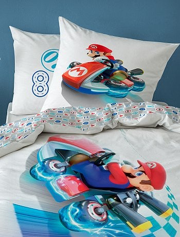 Parure de lit 'Mario Kart' 1 personne