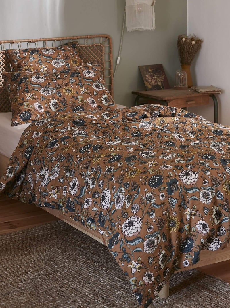 Parure de lit Marron - Kiabi