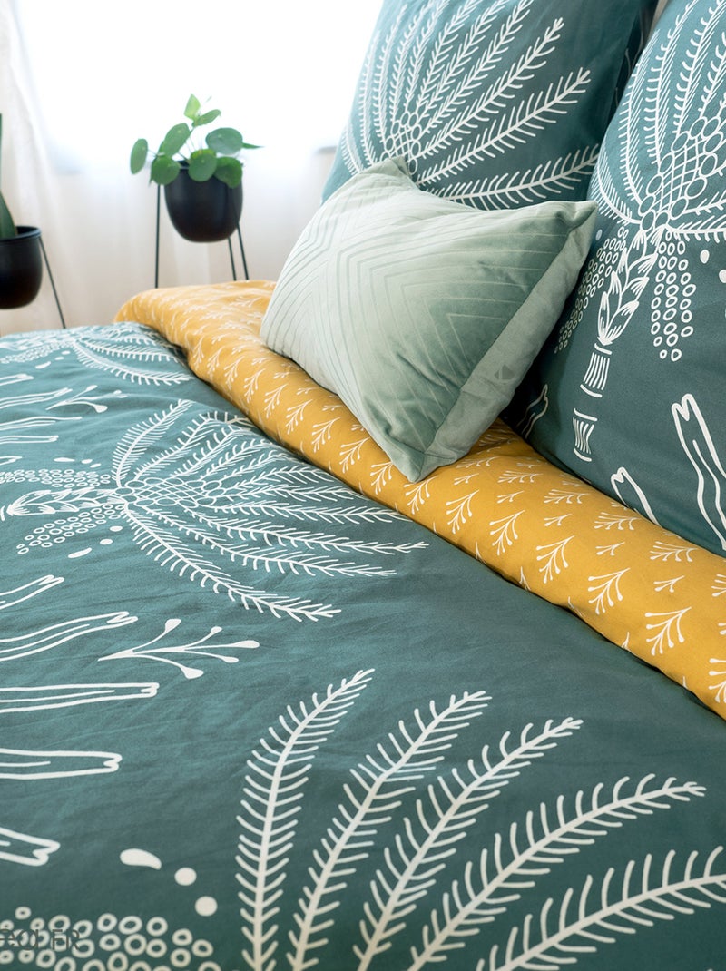 Parure de lit MAZIA Vert - Kiabi