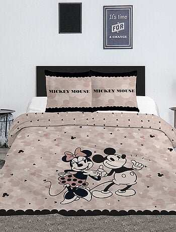 Parure de lit 'Mickey Mouse' & 'Minnie Mouse' 'Disney' - 2 personnes