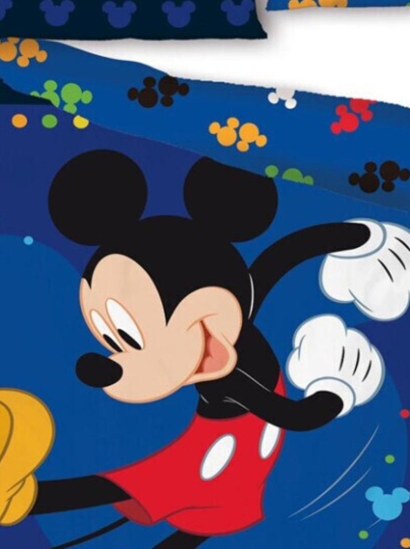Parure de lit Microfibre Douceur d'Intérieur Disney Bleu - Kiabi