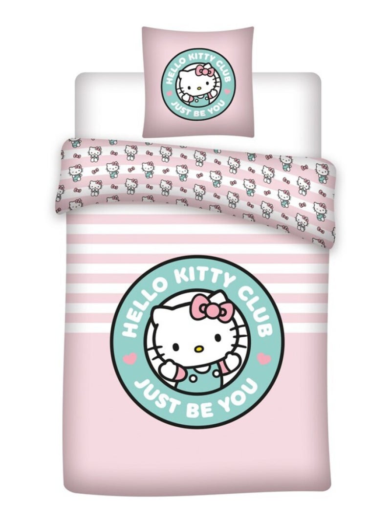 Parure de lit Microfibre Douceur d'Intérieur Rose - Kiabi