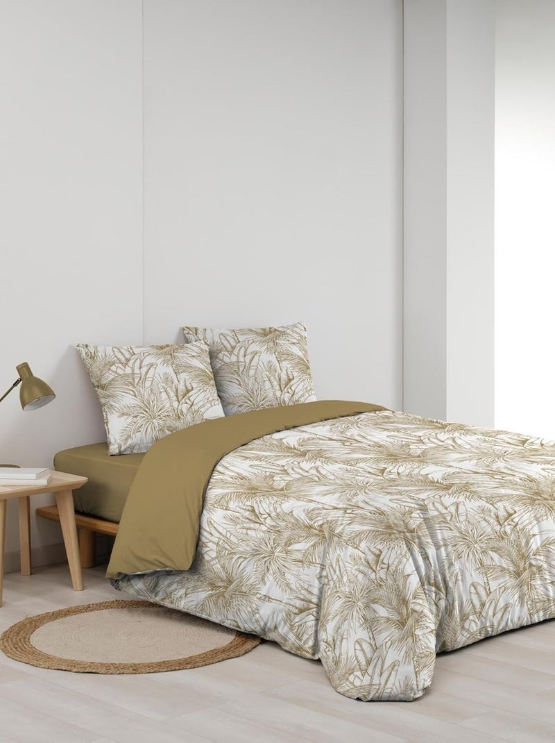 Parure de lit Microfibre Dune Douceur d'Intérieur Beige - Kiabi
