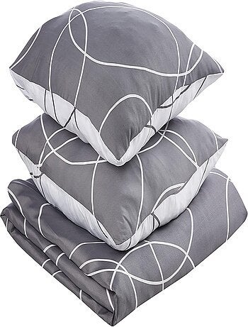 Parure de lit Microfibre Elton Douceur d'Intérieur