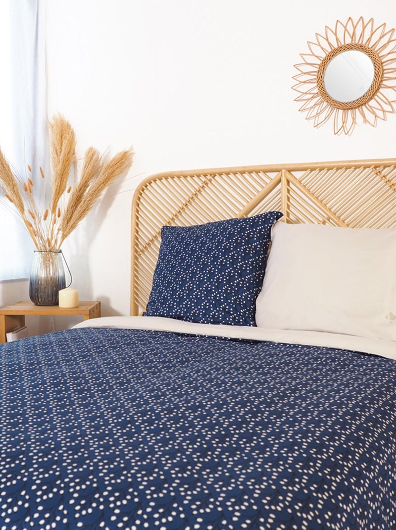 Parure de lit microfibre FLENA Bleu - Kiabi