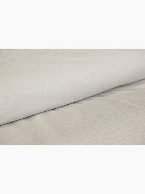 Parure de lit microfibre frappée - beige - 240x220 / beige - Kiabi Parure de lit microfibre frappée - beige - 240x220 / beige - Kiabi