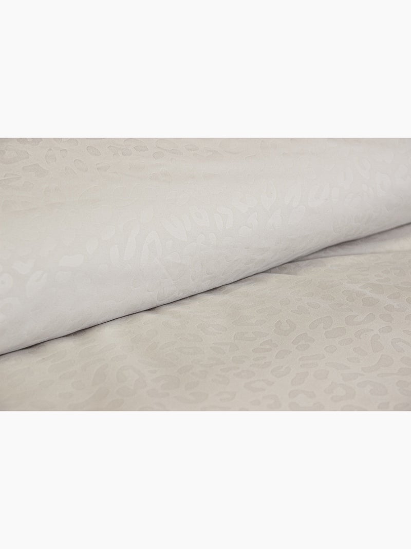 Parure de Lit Microfibre Frappée - Beige - 240x220 / Beige Beige - Kiabi