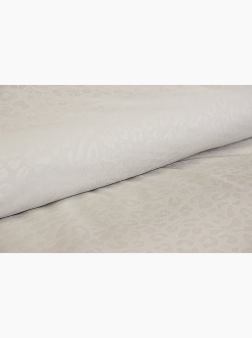 Parure de Lit Microfibre Frappée – Beige - Kiabi