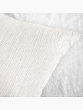 Parure de Lit Microfibre Gaufrée & Lavée Bicolore