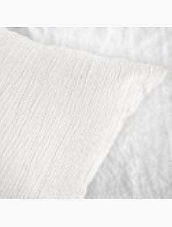 Parure de Lit Microfibre Gaufrée & Lavée Bicolore