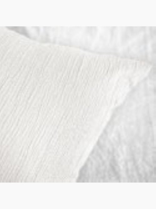 Parure de Lit Microfibre Gaufrée & Lavée Bicolore - Kiabi