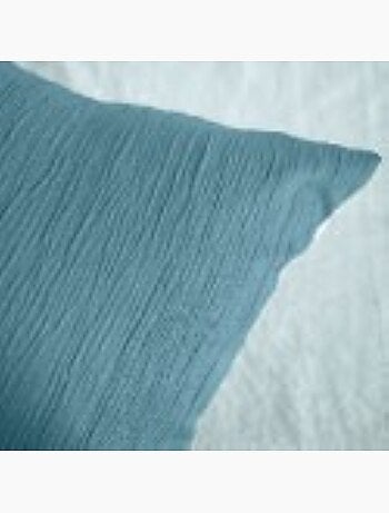 Parure de Lit Microfibre Gaufrée & Lavée Bicolore