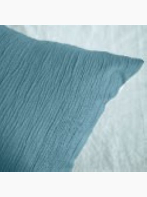 Parure de Lit Microfibre Gaufrée & Lavée Bicolore - Kiabi
