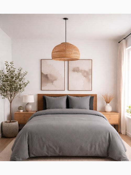 Parure de lit microfibre - Kiabi