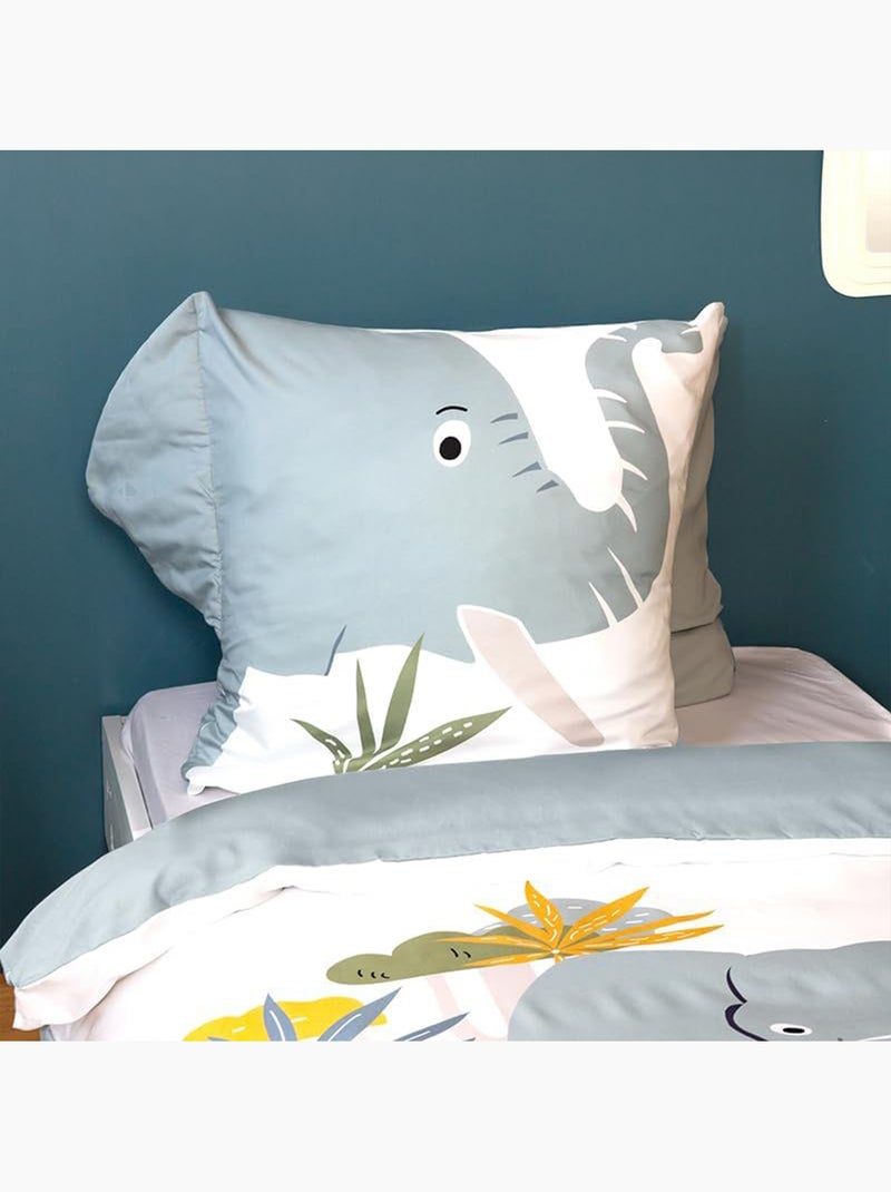 Parure de lit microfibre imprimé ELEPH Multicolore - Kiabi