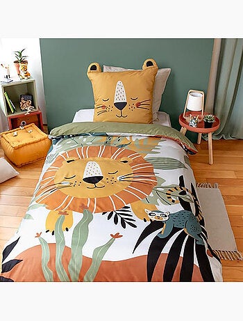 Parure de lit microfibre imprimé REY