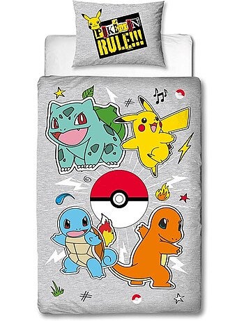 Parure de lit microfibre lyo pokemon
