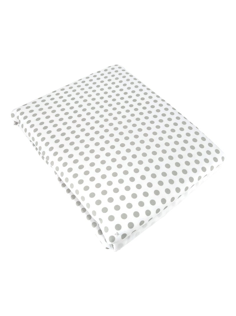 Parure de lit microfibre POIS Gris - Kiabi